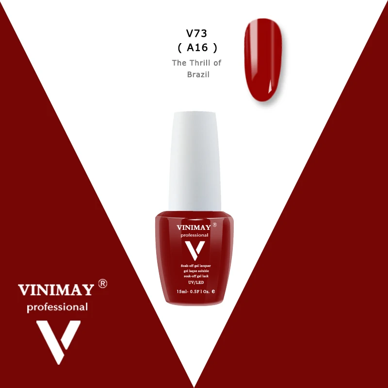 VINIMAY, Новое поступление, гель лак, УФ-гель для ногтей, Гель-лак Vernis, гель Nagellak, Гель-лак для замачивания, Гель-лак, праймер для ногтей, 15 мл - Цвет: V73