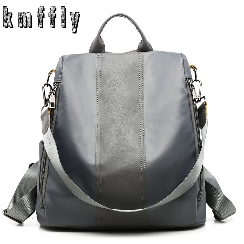

New Fashion Casual Oxford Women Anti-theft Backpack Hight Quality Vintage Backpacks Female Larger Capacity School Shoulder Bag