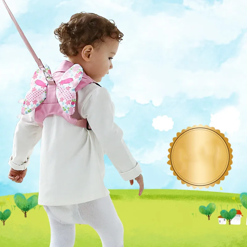 

Toddler Baby Harness Walking Assistant Learning Walk Safety Belt Harness Walker Wings Kid Boy Girl Leashes