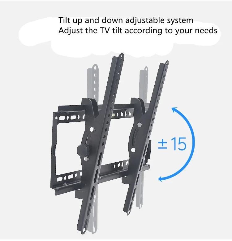 Универсальный ТВ настенный кронштейн регулируемый поддон фиксированный плоский ТВ-стенд держатель для большинства 14~ 70 дюймов HD ТВ плоский телевизор