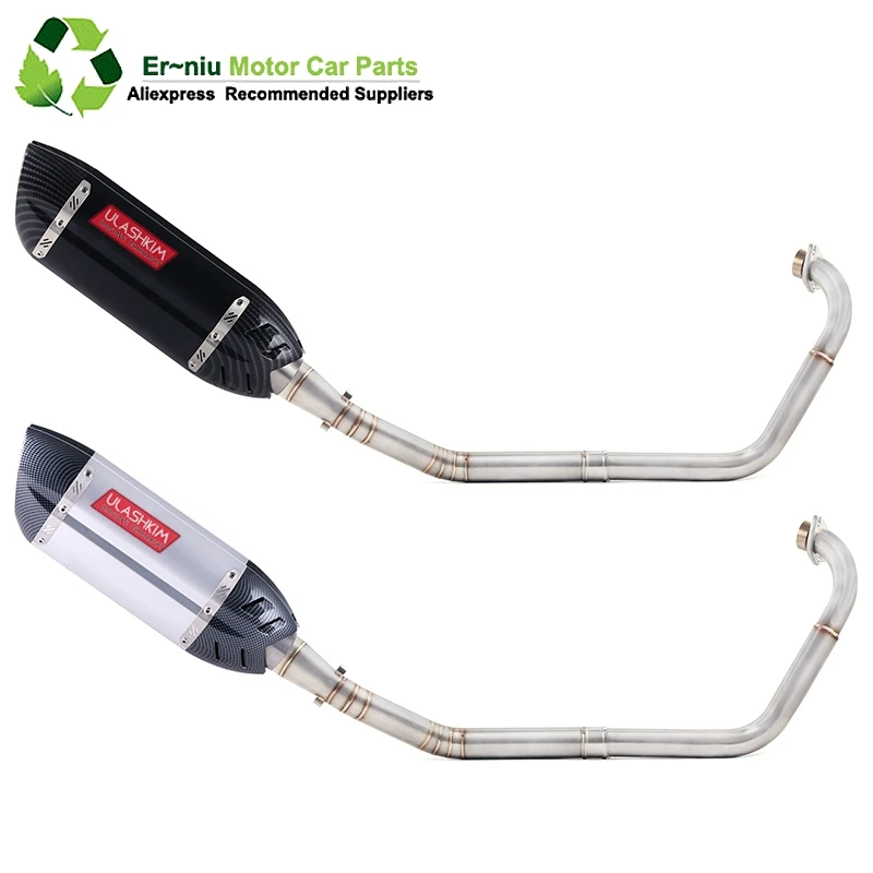 

R15 YZF-R15 MT15 Motorcycle Full System Exhaust Muffler Escape Modified Link Pipe Slip-On For yamaha R15 2008-2017