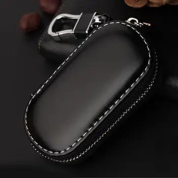 

Key Case Multi-function Leather Key Case Car Key Bag For Faraday Cage Keyless Entry Key Fob Pouch, Car RFID Key Security Accesso