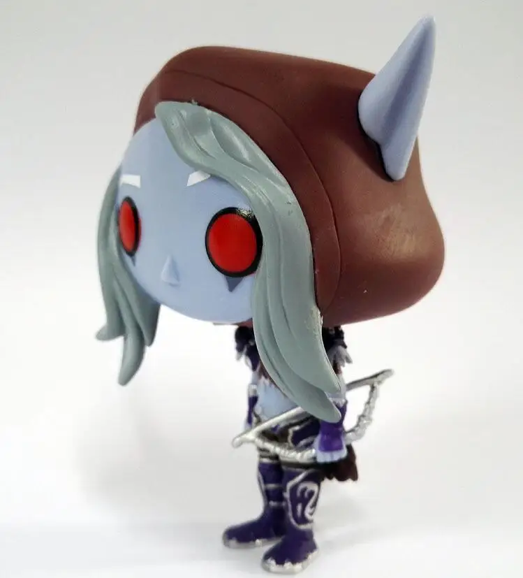 Аниме Рисунок WOW Sylvanas Windrunner стрельба из лука королева ПВХ фигурки модель для