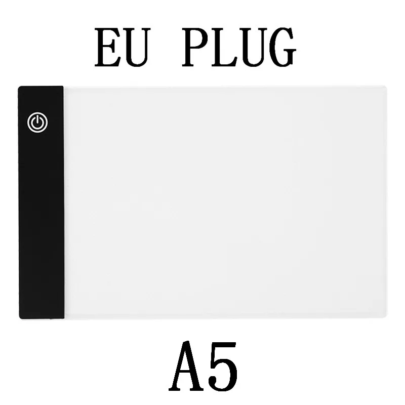 Цифровой A4/A5 копировальная доска графический планшет рисунок знак дисплей Панель светящийся трафарет Графический художник тонкий художественный Рисунок доска свет - Цвет: Синий