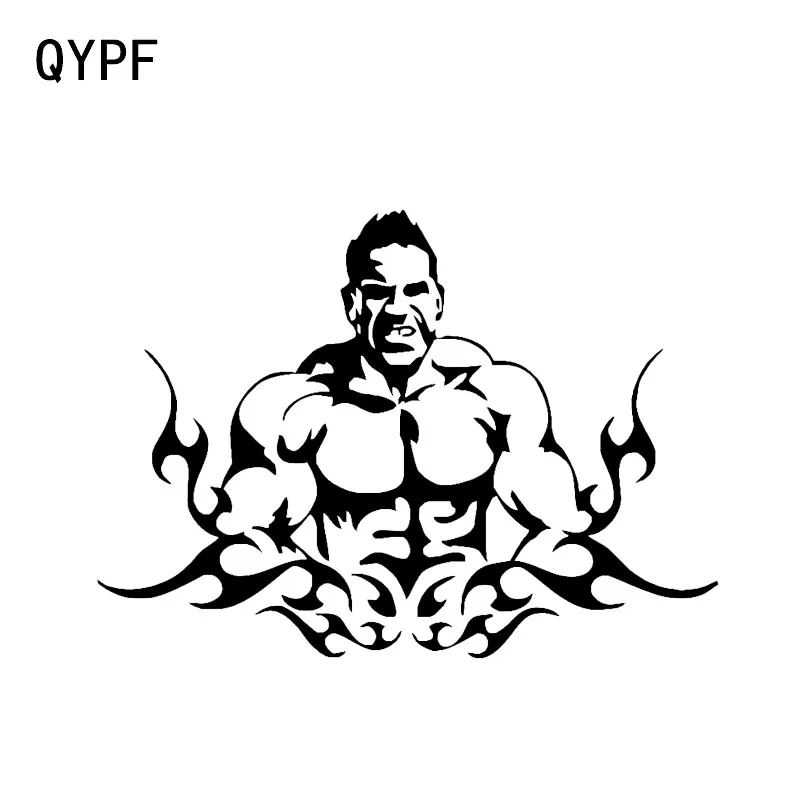 QYPF 15 4*11 1 см самый крутой фитнес движение пламя Графический Декор Автомобильная