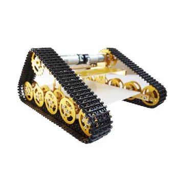 

RC Metal Tank Chassis Caterpillar Walle Chassis Crawler For UNO Barrowload DIY RC Toy Tractor Obstacle Wall-e