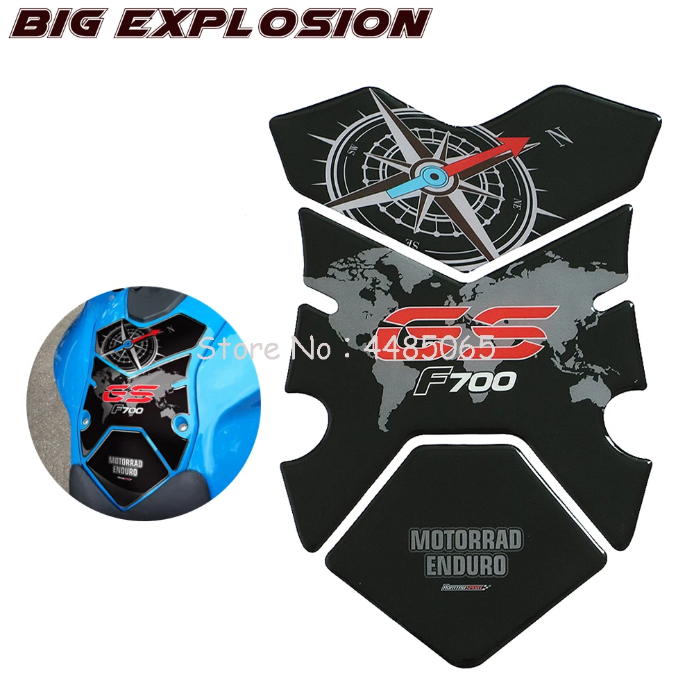 

Motorcycle stickers 3D stickers Motorcycle Fuel Gas Tank Pad Protector Case for BMW F700GS F700 GS 2012 2013 2014 2015