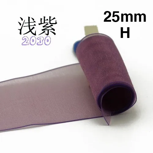 High Quality 25mm Solid Color snow yarn Ribbon Satin Ribbon DIY Manual Riband Bowknot Hair accessories snow yarn belt 10MLot_16