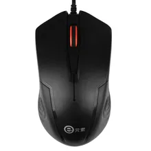 V1000 Проводная оптическая Мышь с 3 кнопками 1000 Точек на дюйм нано-приемник Эргономичный USB компьютерная мышь для офисный ноутбук(черный