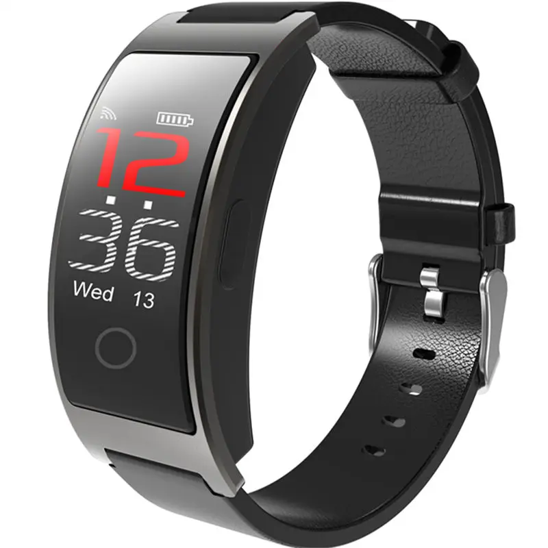 

OGEDA Smart Watch Men's Sports Bracelet LED Waterproof men's Watch Heart Rate Blood Pressure J Monitoring Call Reject Function