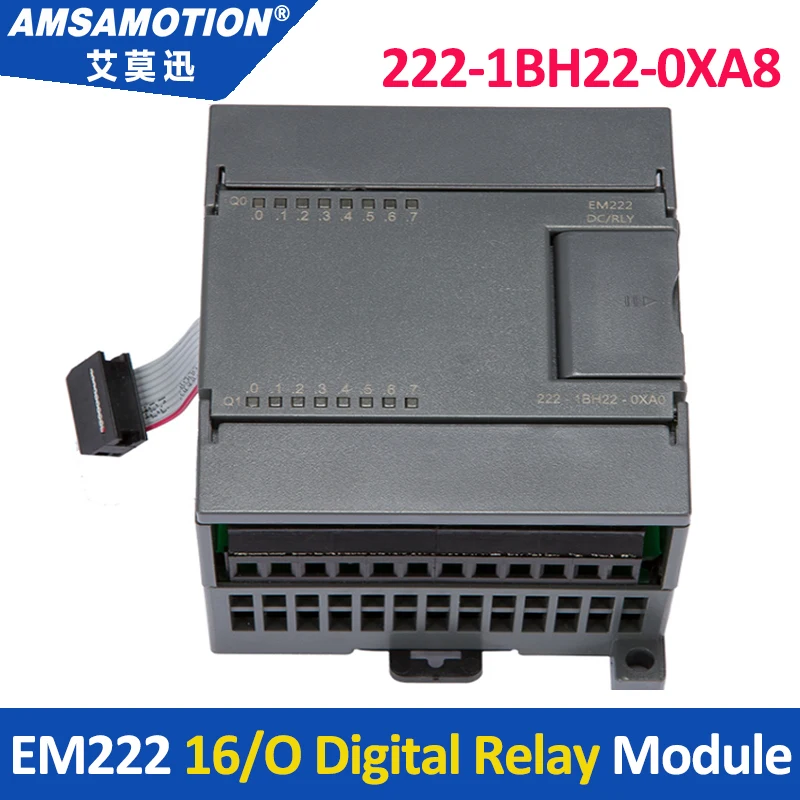 Amsamotion EM222 6ES7 222-1BH22-0XA0 16 Выход 24 В DC Цифровой модуль 222-1HH22-0XA0 222-1BL22-0XA0 для Siemens S7-200 PLC