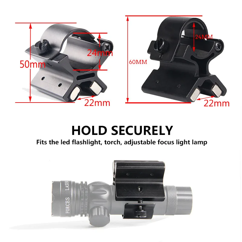 

X-WM02 X-WM03 Strong Magnetic X Weapon Mount for Flashlights Torch Bracket Scope Gun Mount Hunting Accessory HT2-4445