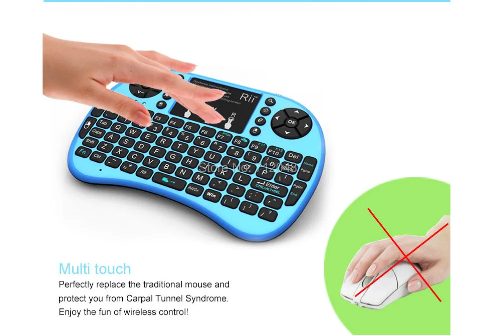 fio 2.4 ghz mouse ar com touchpad