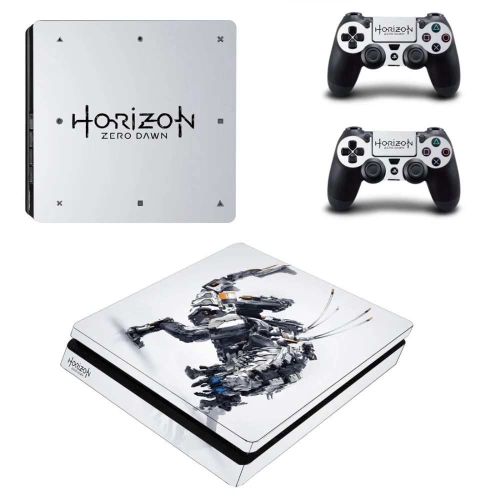 Horizon Zero Dawn PS4 Slim Skin Sticker For Sony PlayStation 4 Console and Controller For Dualshock 4 PS4 Slim Sticker Decal