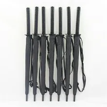 

2017Large Windproof Ninja-like Japanese Samurai Sword Long-handle Rain Sun Straight Umbrella Men & Women 8 / 16 / 24 Ribs Black
