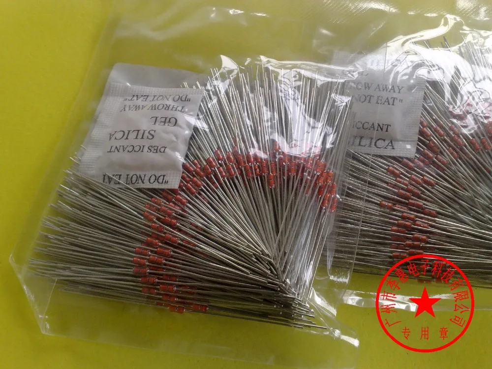 

Free Shipping 500pcs/lot High Quality NTC glass sealed thermistor NTC 3470 2% 5K Thermal Resistor