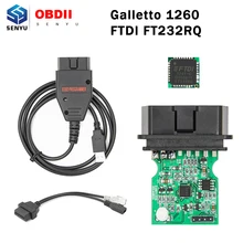 Galletto 1260 с FTDI ECU чип тюнинговый ECU тюнинговый программатор EOBD/OBD2/OBDII OBD OBD2 USB автомобильный диагностический автоматический сканер инструмент