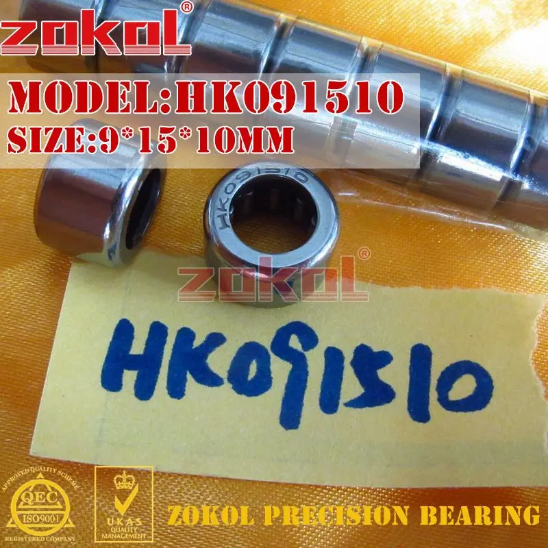 Подшипник zokol HK0908 HK0910 HK0912 HK091510 HK091513 Игольчатые роликовые подшипники