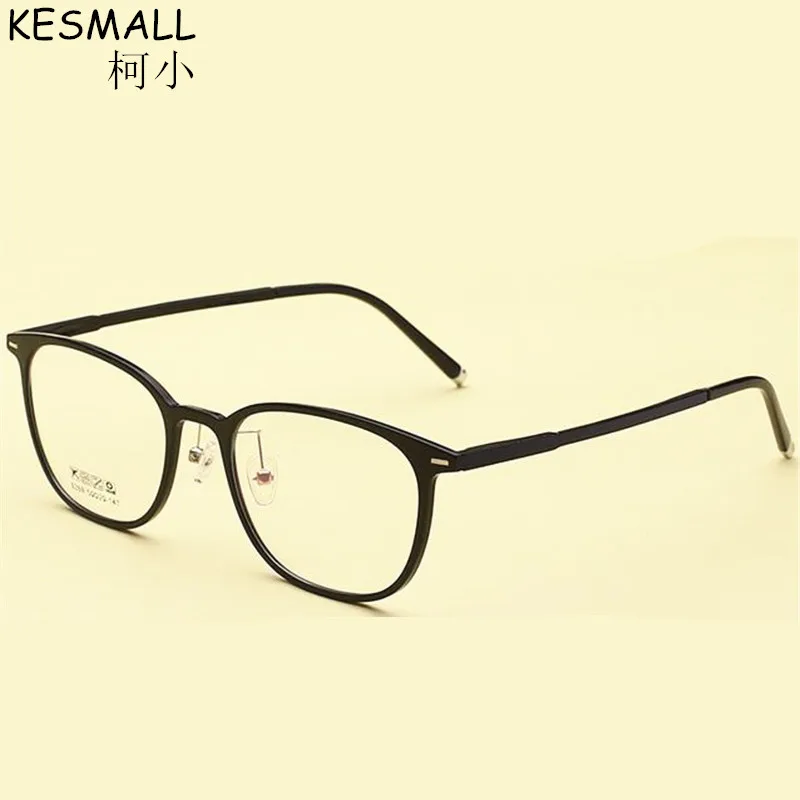 KESMALL 2018 TR90 Ultralight Glasses frame Women Men Vintage Square Shape Eyeglasses Frames Clear Lens Eyewear Oculos BY329 | Аксессуары