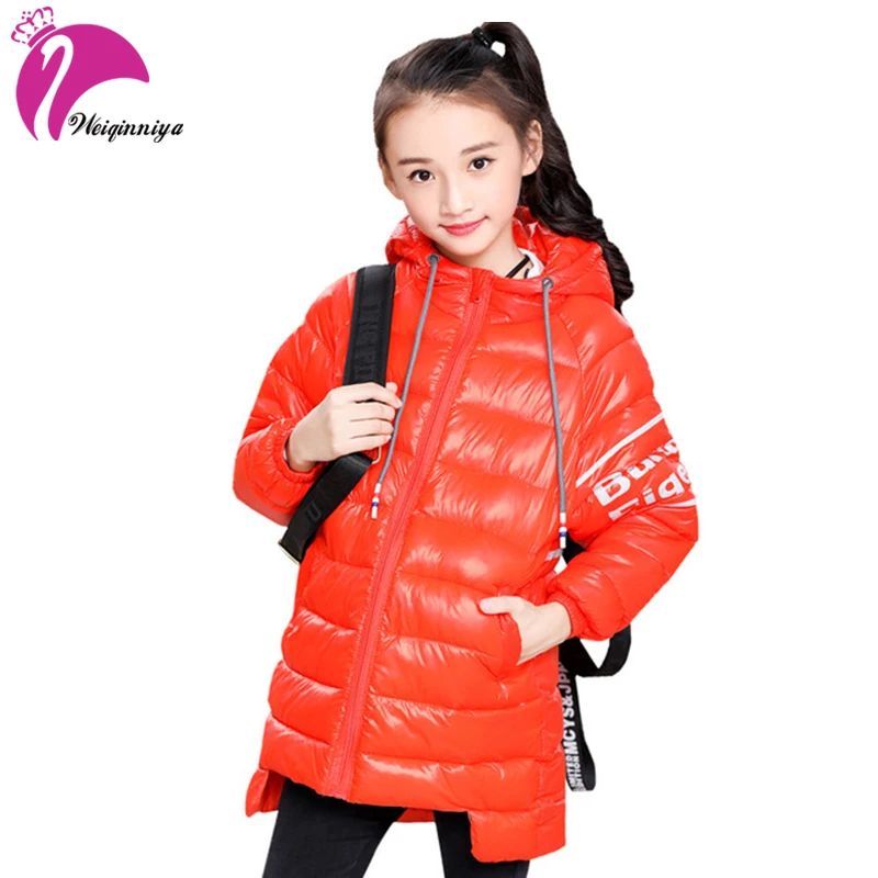 

Children's Coats for Girls New 2018 Winter Fashion Hooded Parka Down Warm Kids Clothes Unisex Outwear Abrigos Invierno Ninos Hot