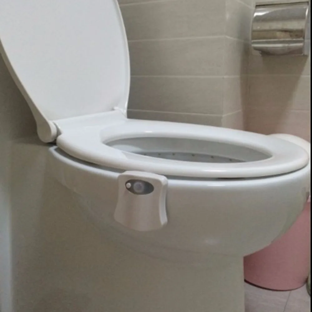 Креативный Туалет ночник для дома Toliet ванная комната человека Авто датчик