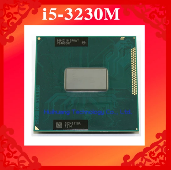 

Core i5 3230M 2.6GHz 3M SR0WY Dual Core Four threads 3230 Notebook processors Laptop CPU PGA 988 pin Socket G2