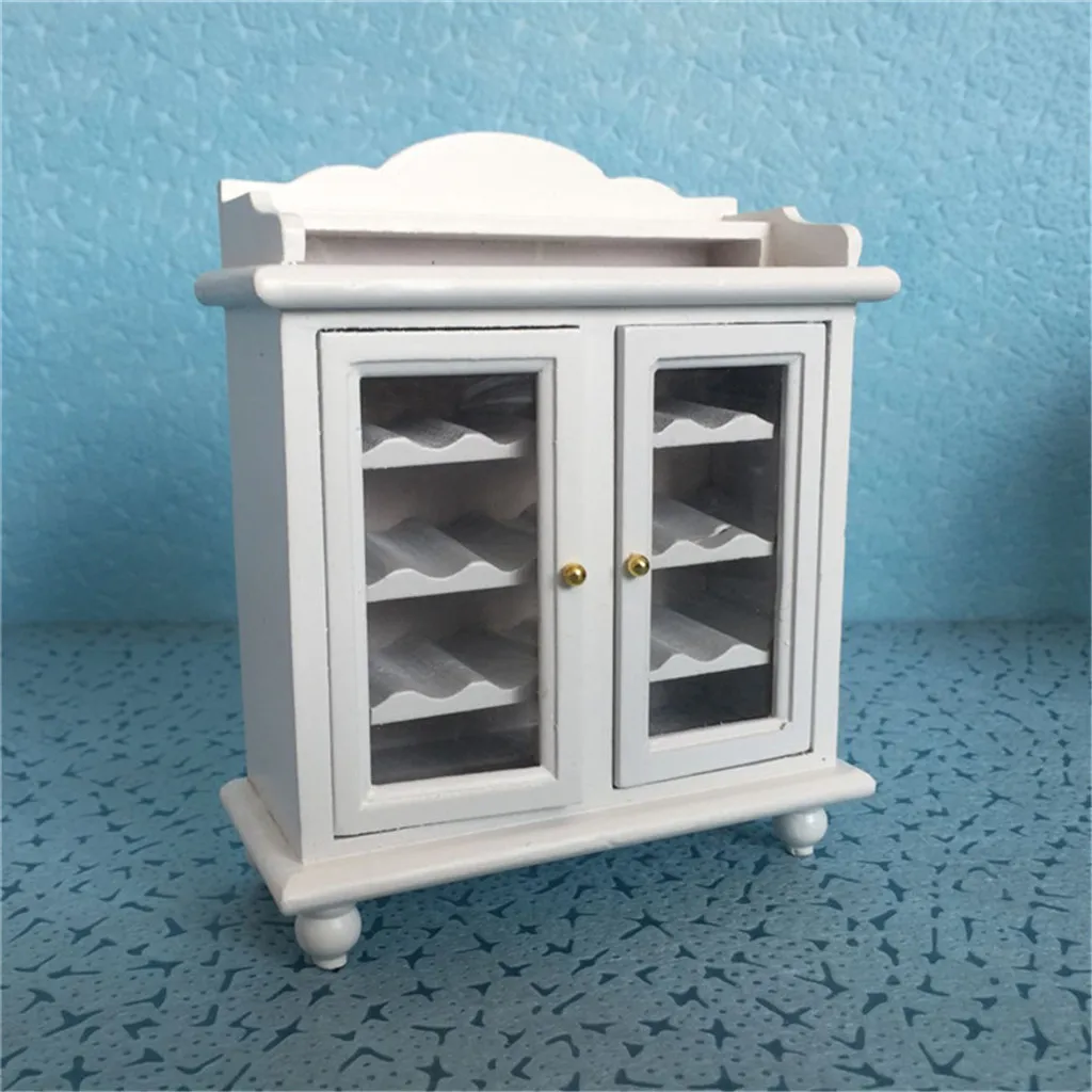 Мини-кулер для вина 1:12 миниатюрная мебель для кукольного дома шкаф для гостиной ребенок ролевые игрушки HOOLER