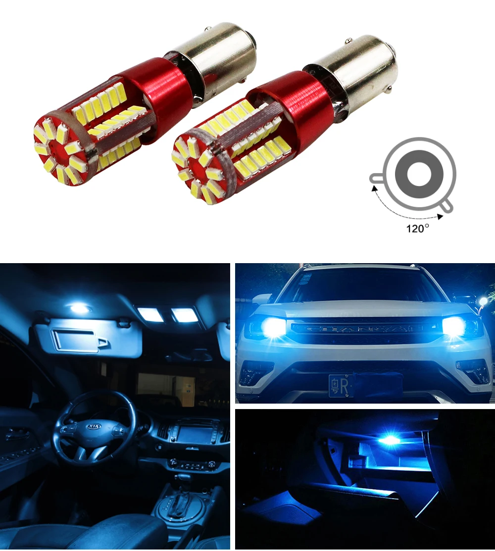 AEING 1 шт. 12 в супер яркий BAY9s H21W 433D 3014 57SMD без OBC/Canbus без ошибок светодиодный клин/индикатор/чтение/светильник номерного знака