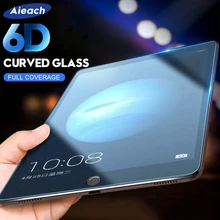 6D borde curvado Protector de pantalla para iPad Pro 2020, 10,5 vidrio templado para iPad 10,2, 2019, 2017, 2018, 9,7 1 2 3 4 5(China)