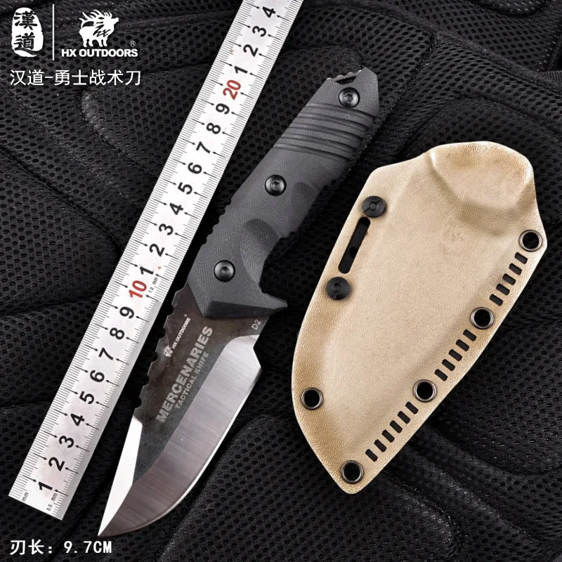 HX OUTDOORS D 169 warrior mercenaries tactical straight knife outdoor