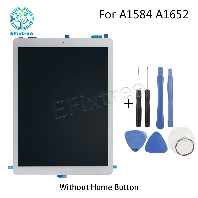 

Black A1584 screen with flex motheboard For iPad Pro 12.9" A1652 A1584 Display Screen Touch Panel LCD Assembly White