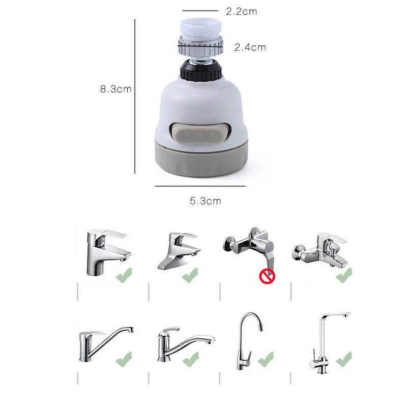 Harga 2018 Baru Dapat Diputar Kamar Mandi Dapur Aksesoris Air Saver 3 Mode Keran Air Filter Faucet Extender Extender Booster Jual 2018 Baru Dapat Diputar Kamar Mandi Dapur Aksesoris Air Saver 3 Mode Keran Air Filter Faucet Extender Extender Booster