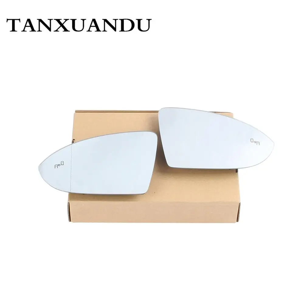 

Blind Spot Lane Change Assist Electric Power Heated Door Wing Lens Mirror Glass Fit For VW Gti Golf MK7 2014-2019 e-Golf 2014-19