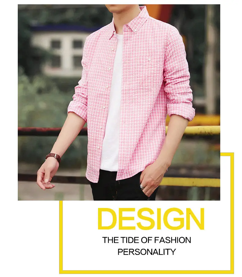 5XL Plaid shirts men clothing Autumn Spring Cotton long sleeve Top quality male shirts dress Brand Muls Plus size 2017 New DJ359-4