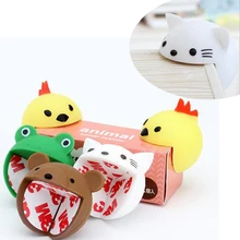 Круглый милый мультфильм животных для маленьких детей Детская безопасность под прямым углом угловая Pad стол анти Амортизатор мяч протектор