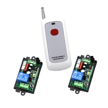 

Smart control electrical curtain wireless remote control switch 1x1 button transmitter and 2x220V 110V 1CH switch 4050