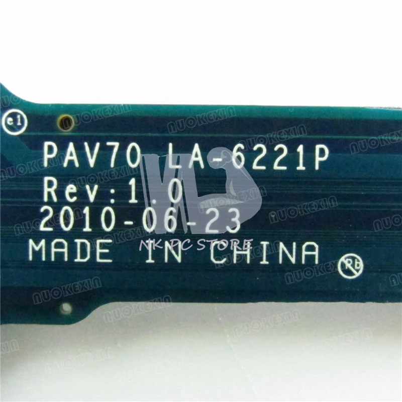 NOKOTION материнская плата для ноутбука acer aspire one D255 D255E основная плата PAV70 LA-6221P MBSDF02001 MB. SDF02.001 N450 процессор