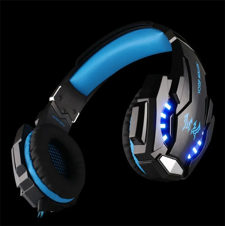 G9000 USB 7.1 Surround Sound Version Game Gaming Headphone Computer Headset Earphone Headband with Microphone LED Light (11)