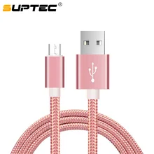 

SUPTEC Fast Charging USB Cables Micro USB Cable Android Mobile Phone Data Sync Cable for Samsung Huawei Xiaomi USB Cable 3m/2m