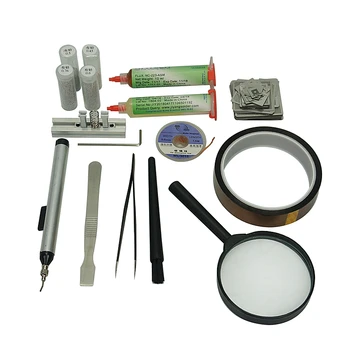 

BGA Reballing Station 47pcs Directly Heated BGA Stencil BGA reballing kit BGA Stencil Universal