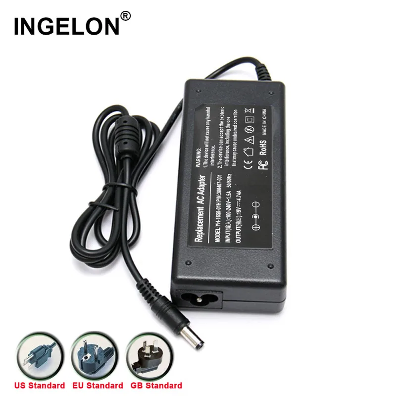 Laptop Charger AC Adapter Power Supply Cord 19v 4.74a Notebook Elitebook Adapter Eu US Standard Power Cord cargador For ASUS (1)