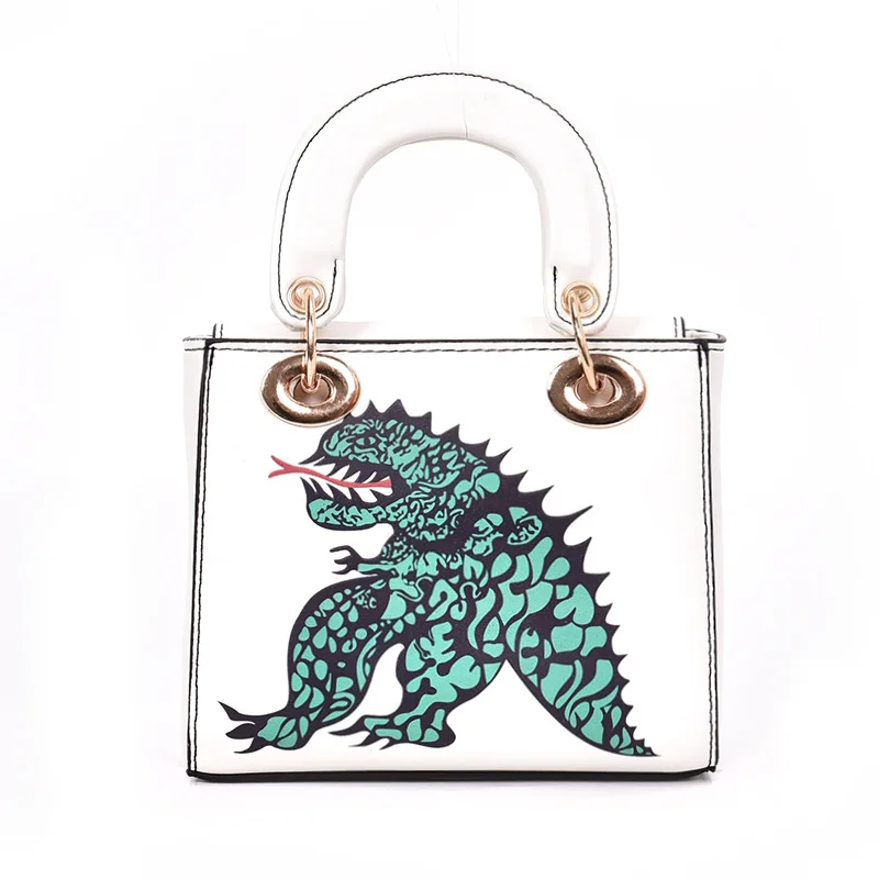 2018 Новая мода корейский стиль WomenBag динозавр один сумка Кроссбоди мешок леди