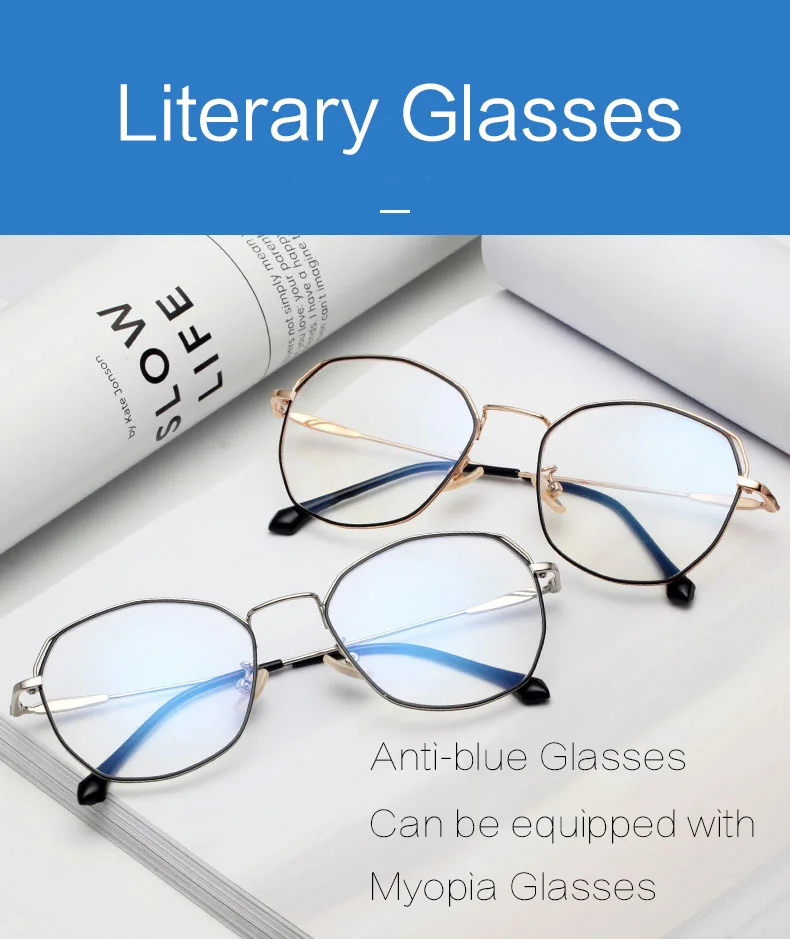Новые оптические очки синий свет Блокировка готовая близорукость очки компьютер мобильный телефон blaulicht gafas близорукие очки