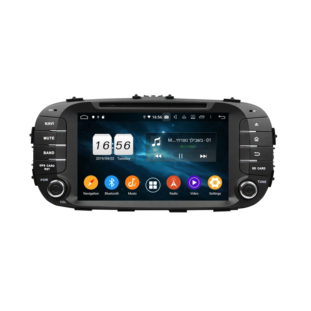 Discount IPS 4GB RAM Octa Core 8" Android 9.0 Car dvd Player for Kia Soul 2014-2017 With Radio GPS Bluetooth WIFI USB DVR OBD Mirror-link 1