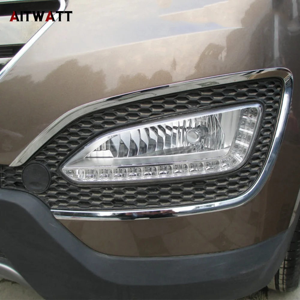 AITWATT для Hyundai Santa Fe ix45 2013 2014 2015 ABS Хром передний противотуманный светильник крышка