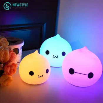 

Creative LED Night Light Lamps Touch Sensor Light DC5V Rechargeable AAA Batteries Energy Lamp Kids Children Bedroom Cute Light
