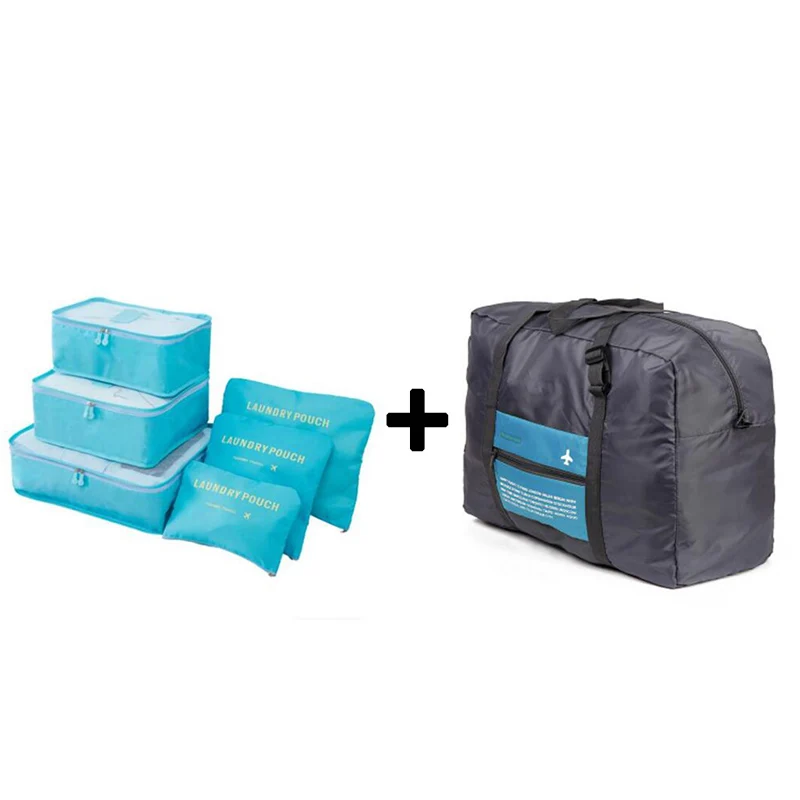 Сумки для девочек, дорожные сумки для мужчин и женщин, багажные дорожные сумки, упаковка кубиков, Мужская Органайзер, нейлоновая складная сумка