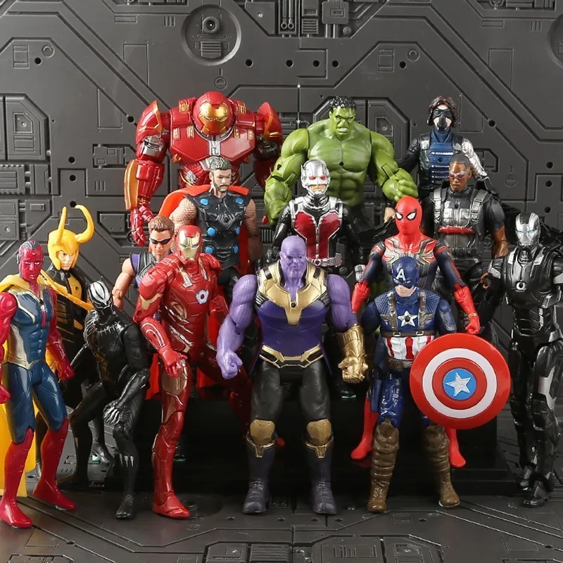Marvel Мстители 3 Супер Герои Капитан Америка Железный человек паук Халк Тор