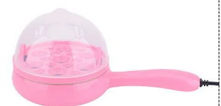 Многофункциональный бытовой миксер для приготовления яиц Мини-кровать электрическая сковорода - Цвет: Pink