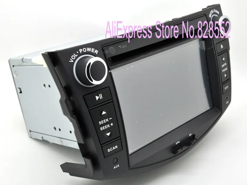 Flash Deal Free Shipping Car radio DVD Player for Toyota RAV4 2006 - 2012 with GPS Navigation Radio TV Stereo System 4